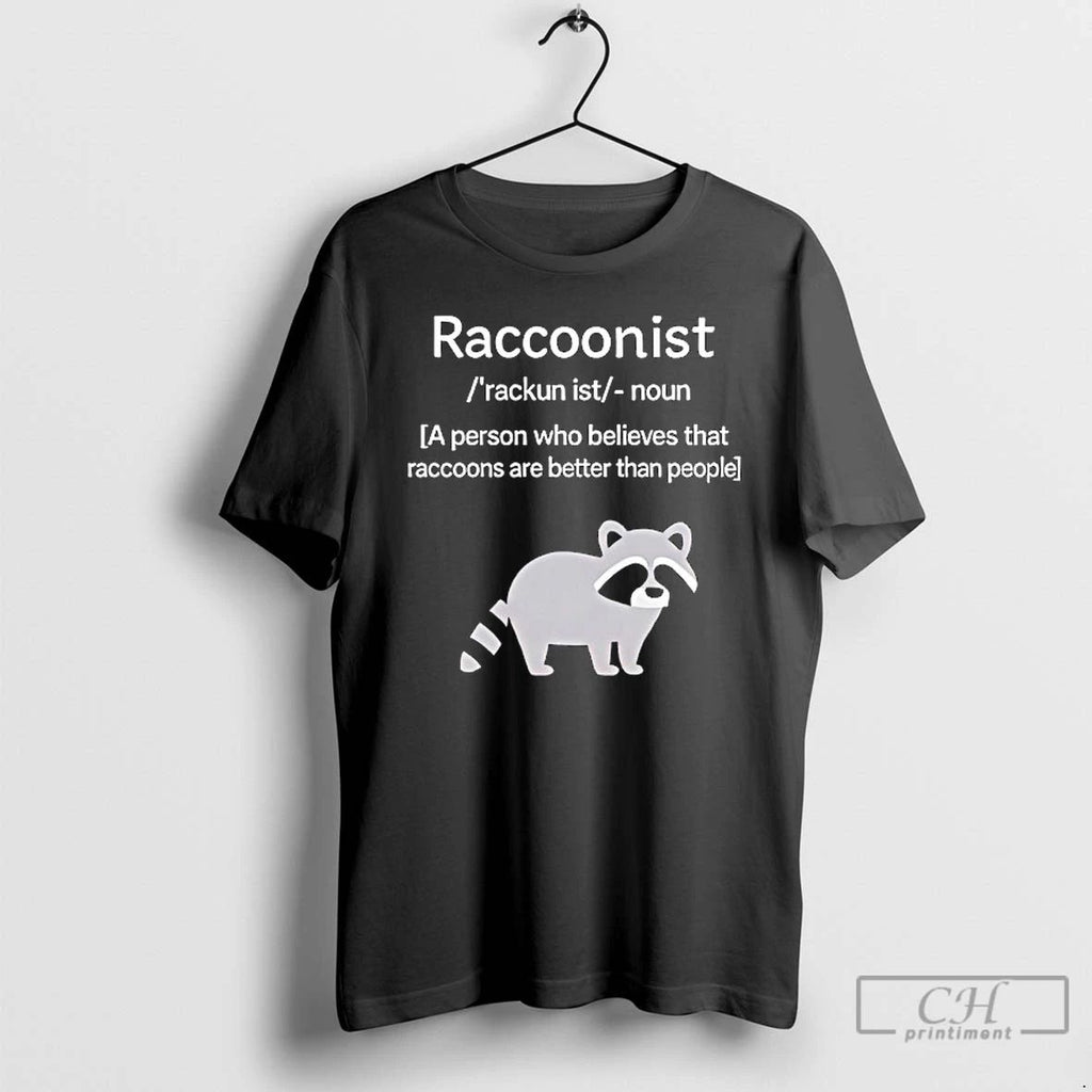 Classic Raccoonist Noun Meaning Definition T Shirts
