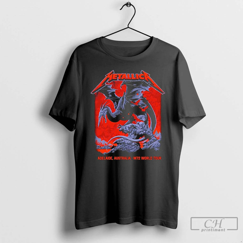 Premium Metallica M72 Adelaide Australia November 5 2025 M72 World Tour T Shirts