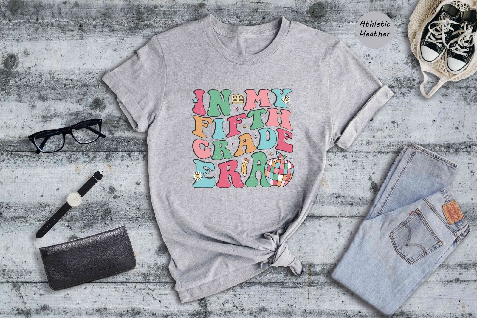 In My Fifth Grade Era Shirt, Back To School Shirt, First Day Of School Shirt