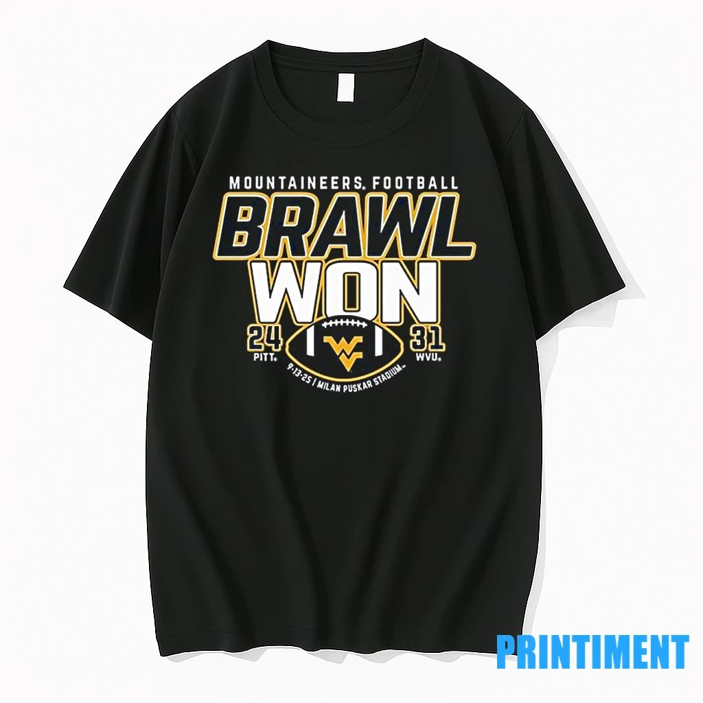 West Virginia Mountaineers Beat Pittsburgh Panthers Brawl Won Score Tshirts Sweater