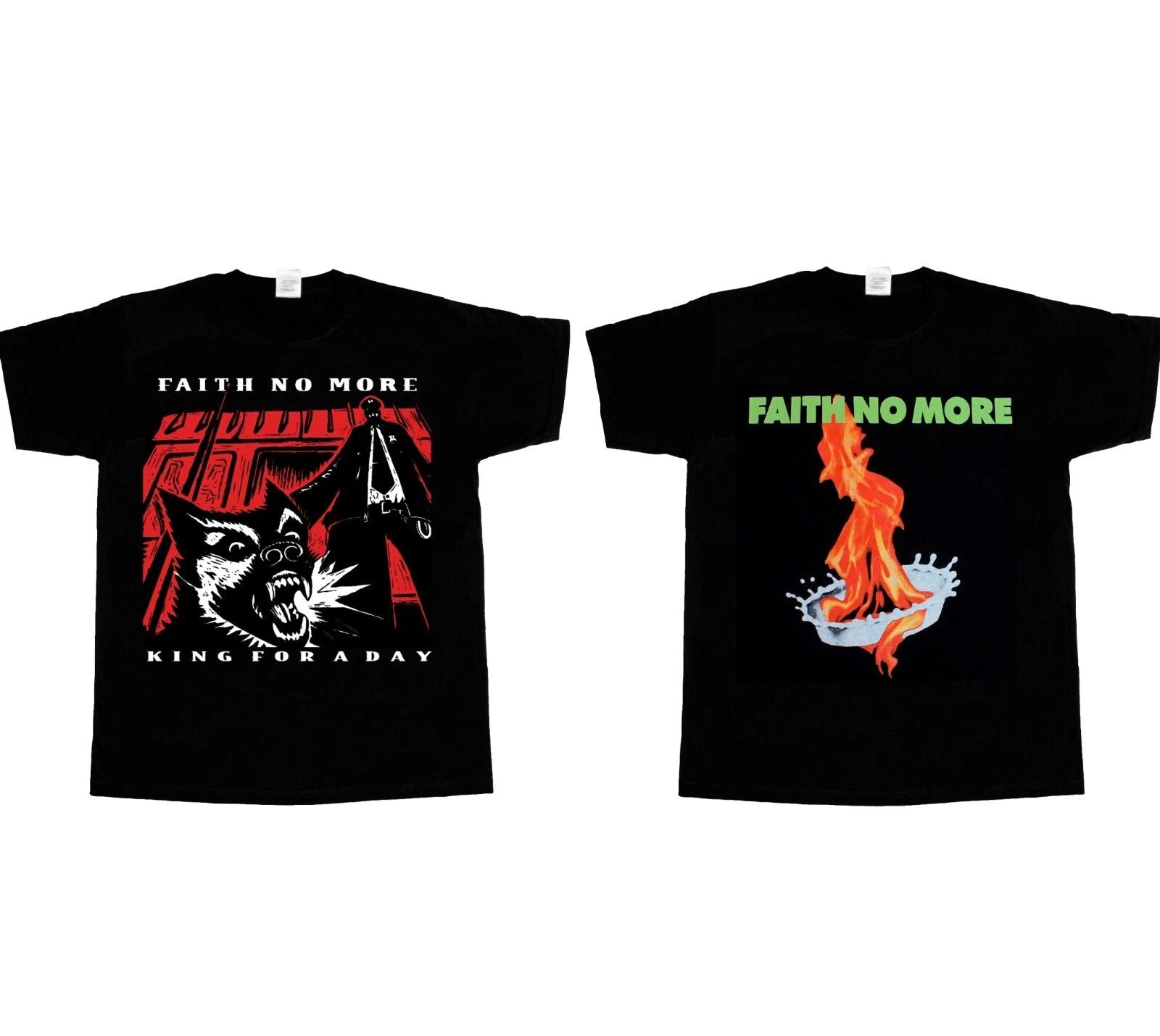 FAITH NO MORE THE REAL THING KING FOR A DAY  SHORT - LONG SLEEVE T-SHIRT 345XL