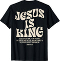 Jesus Is King T-Shirt | John 14:6 Bible Verse Christian Faith Tee- Unisex S-5XL