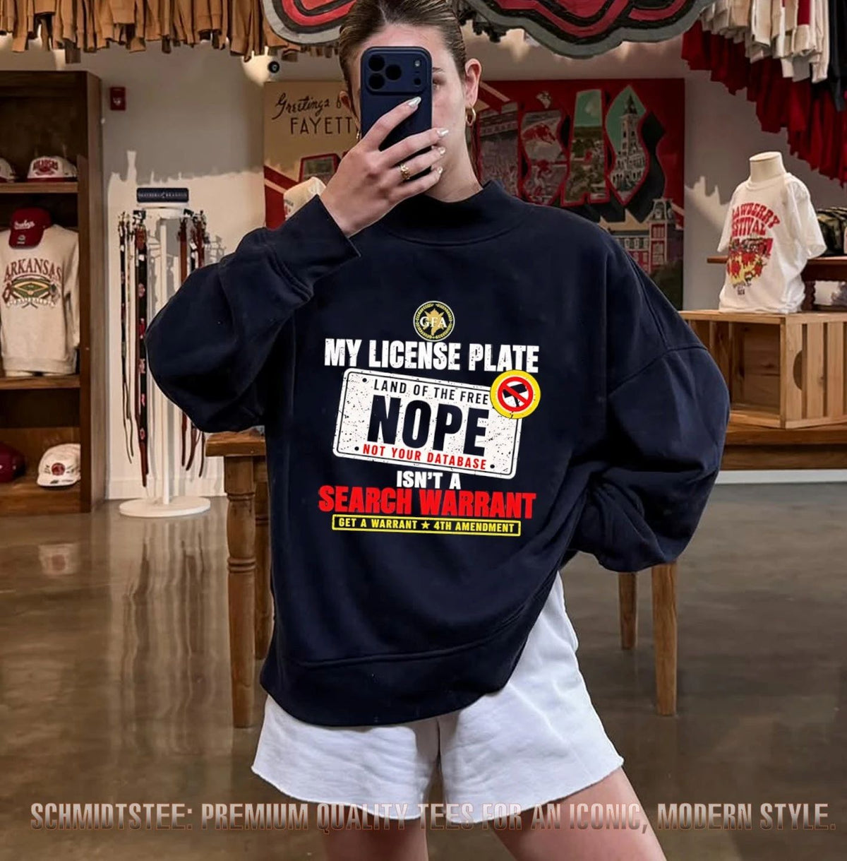 My License Plate Isn’t a Search Warrant 4th Amendment GFA shirt