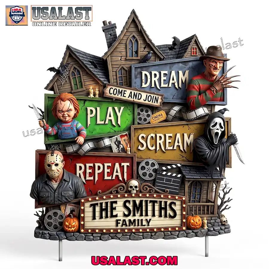 Come And Join Horror Night Halloween Custom Yard Sign