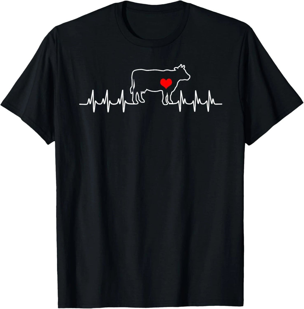 I Love My Cow Valve EKG Heartbeat Heart Patient T-Shirt