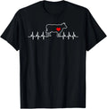 I Love My Cow Valve EKG Heartbeat Heart Patient T-Shirt