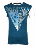 AMERICAN FIGHTER Mens T-Shirt FAIRBURN Athletic Training Biker MMA Gym 23