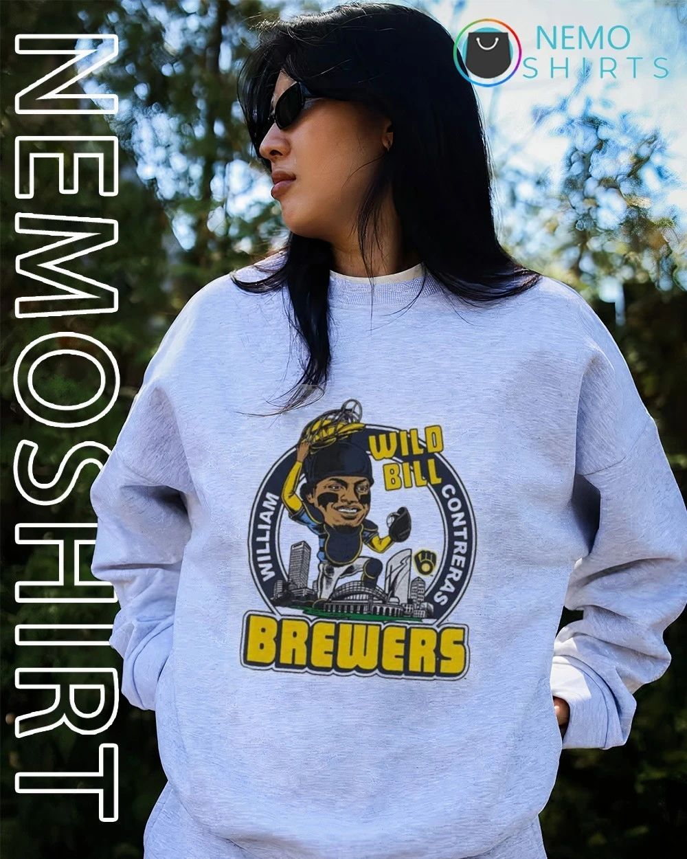 William Contreras Wild Bill Brewers shirt
