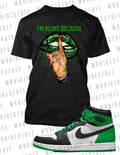 Marijuana I'm Blunt Lips Cannabis 420 Graphic Sneaker Tee Shirt J1 OG Big Tall S