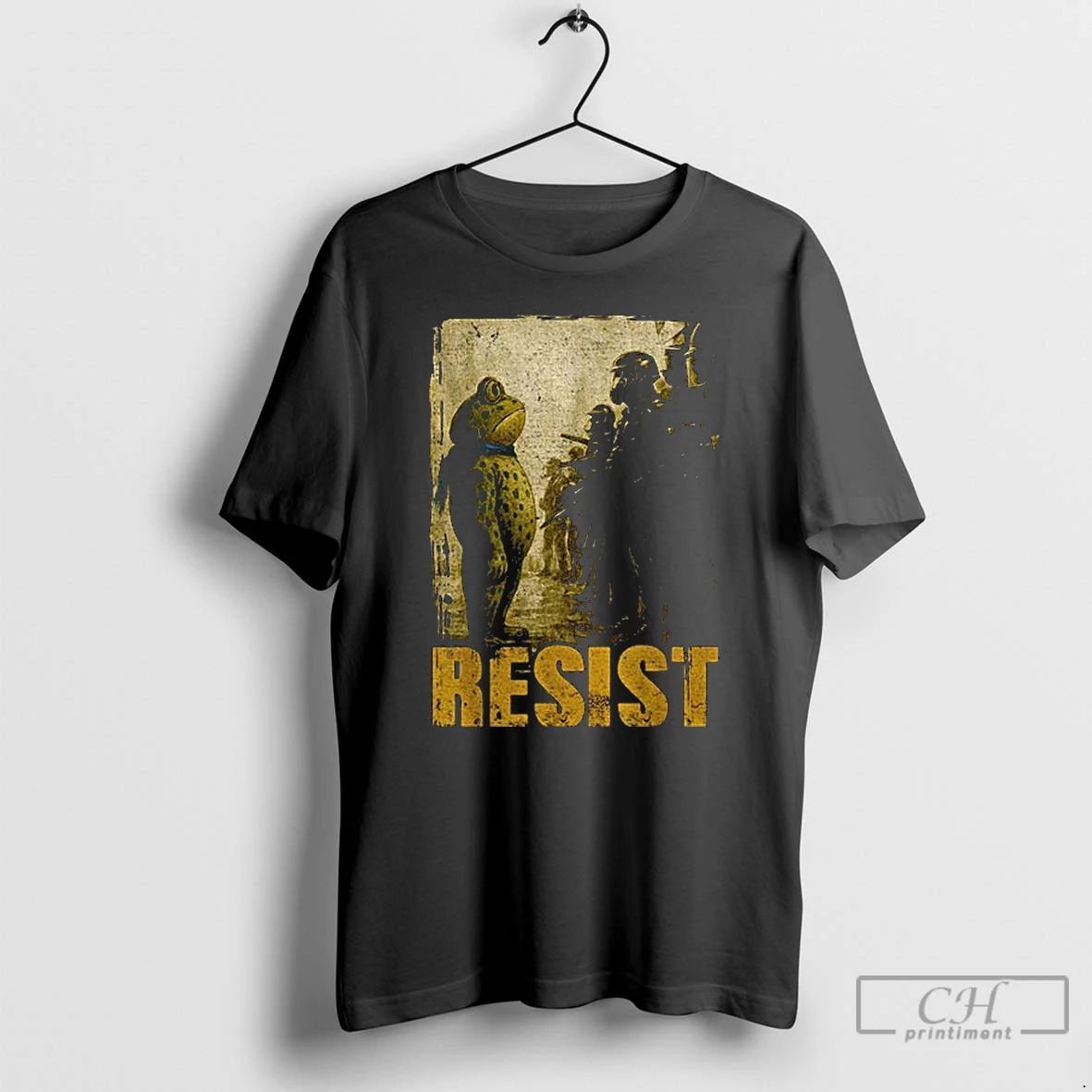 Classic Portland Frog Protest Resist Frog Political T Shirts