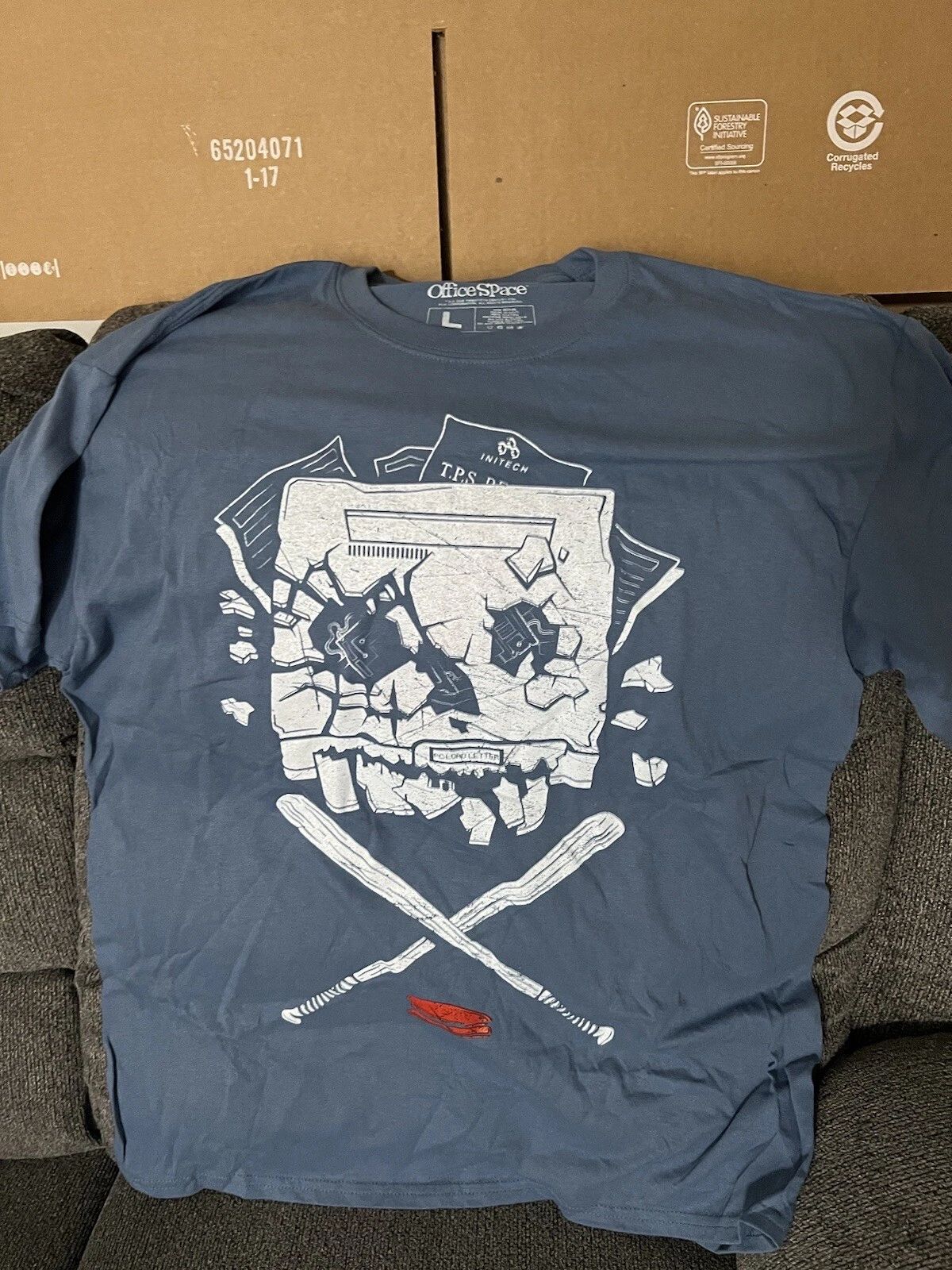Loot Crate Office Space Tshirt Size L
