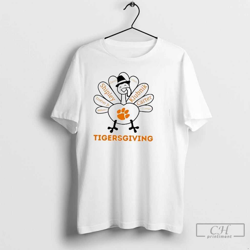 Premium Tigersgiving Clemson Tigers X Thanksgiving T Shirts