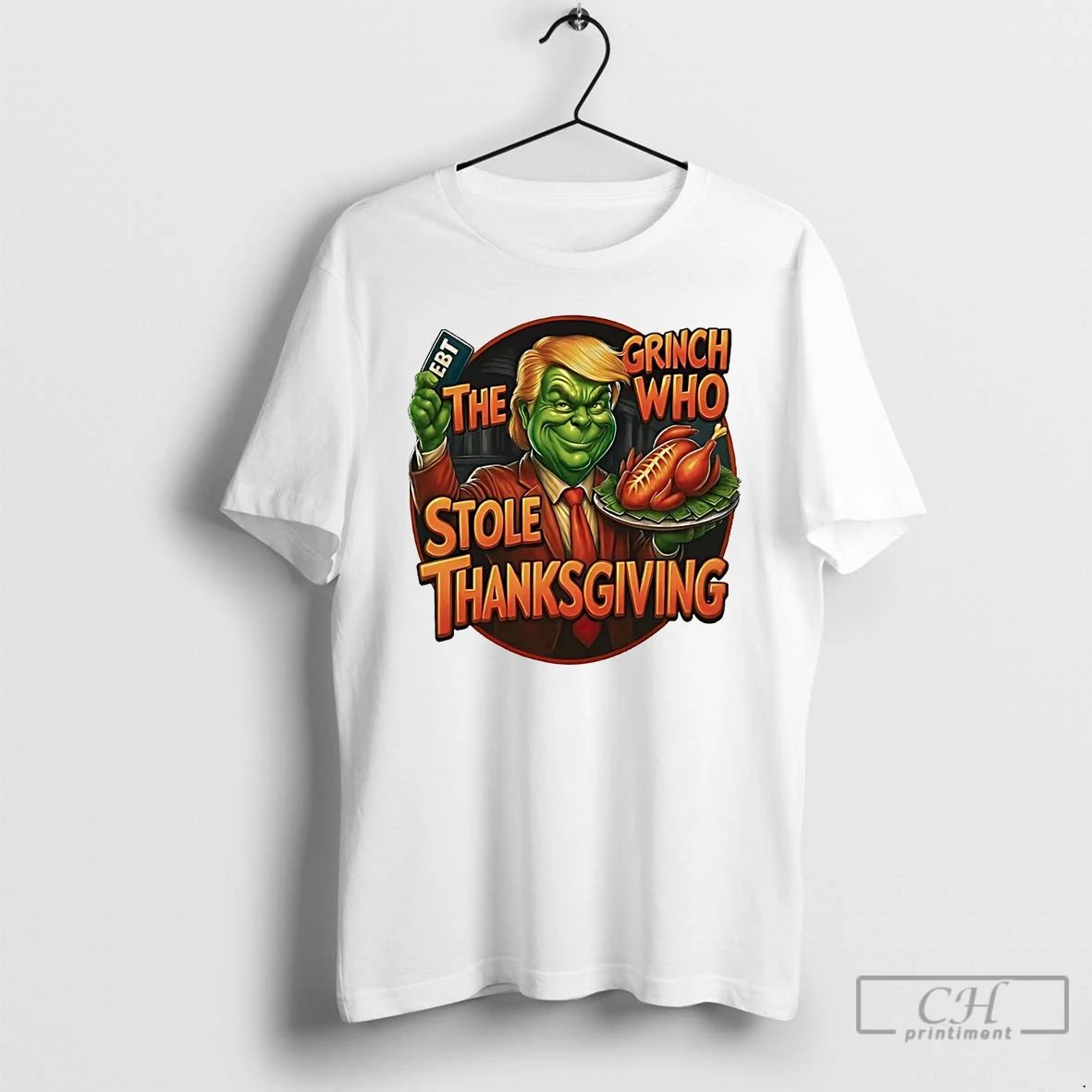 Premium Trump The Grinch Who Stole Thanksgiving T Shirts