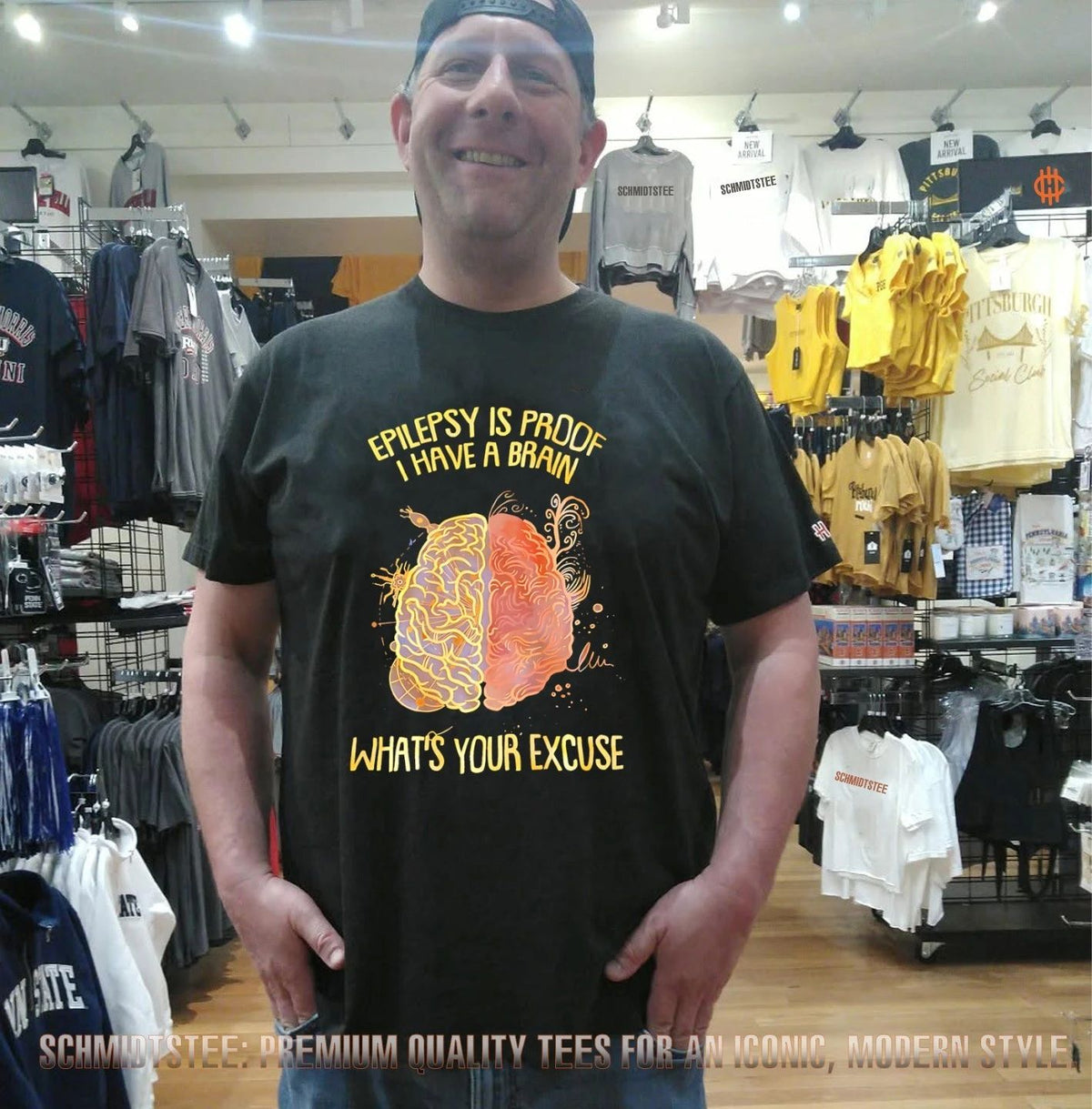 Epilepsy Is Proof I Have a Brain What’s Your Excuse shirt