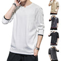 Streetwear Long Sleeve 5% Elastane Blend 95% Polyester Fabric Street Fashion