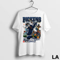 Original George Pickens Dallas Cowboys Player City Skyline Graphic