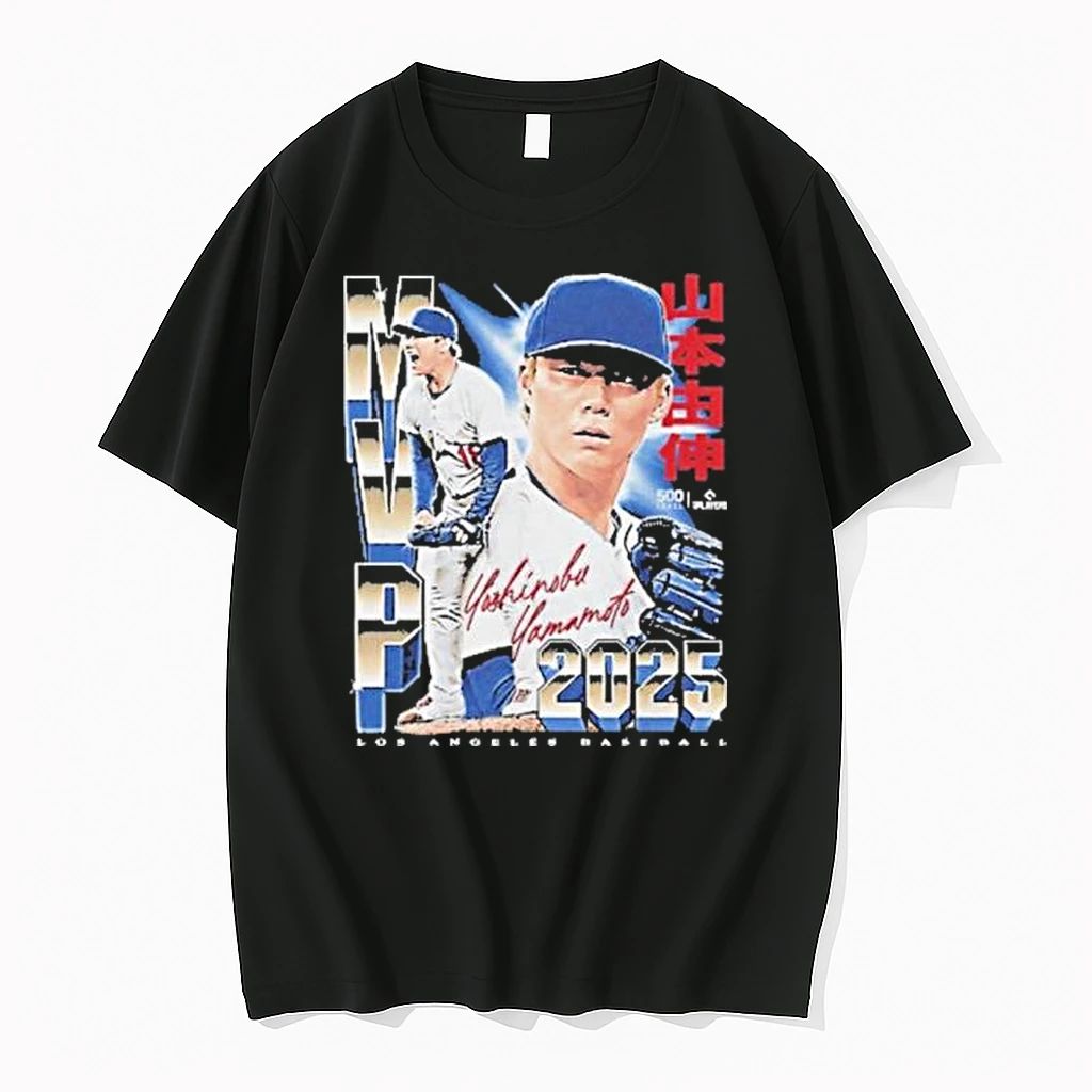 Yoshinobu Yamamoto Los Angeles D 2025 Champs Mvp Tshirts Sweater
