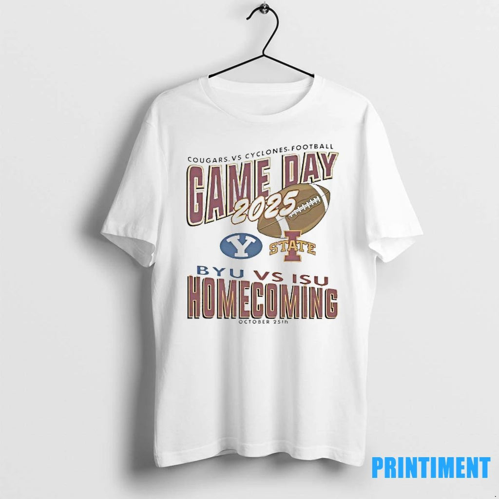 Iowa State Cyclones Vs Byu Cougars Gameday Homecoming Football 2025 Tshirts Sweater