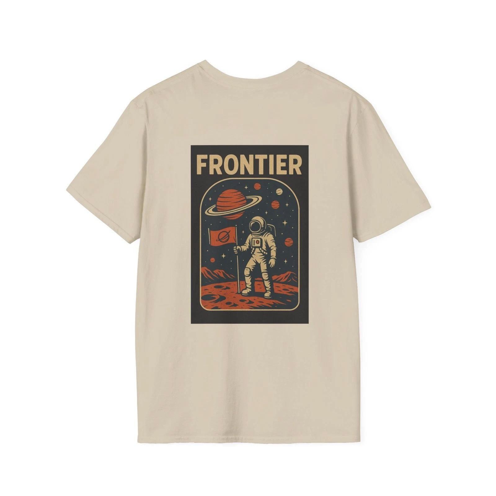 Frontier Astronaut T-Shirt – Retro Space Graphic Tee | Limited Edition