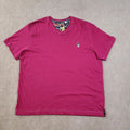 Robert Graham Shirt Mens 2XL Raspberry Damien Classic Fit V-Neck Skull Logo NWT