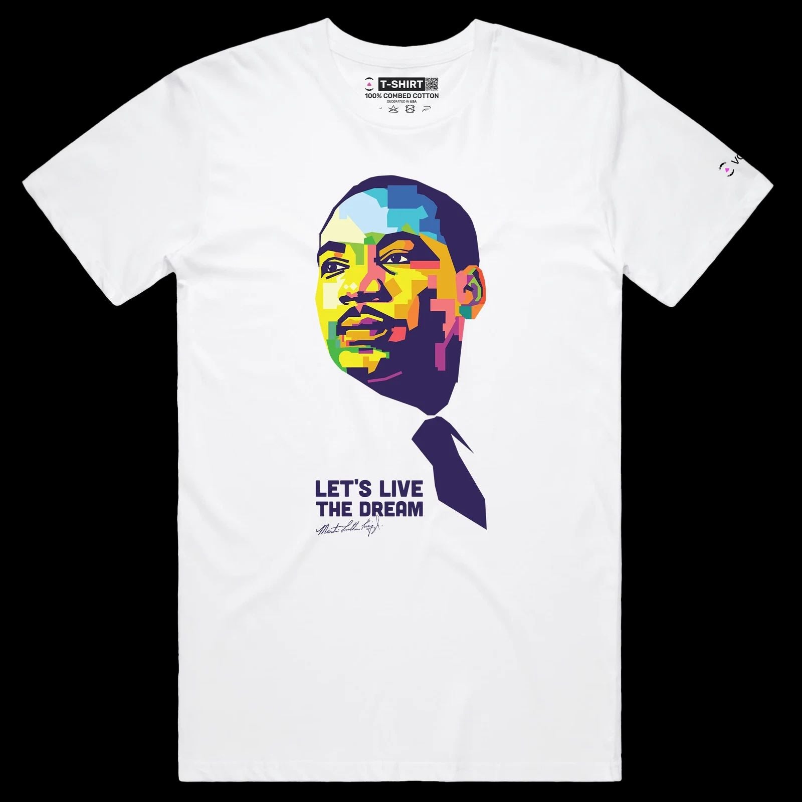 VOICEART Martin Luther King Motivational Quote T-Shirt with Premium Graphic