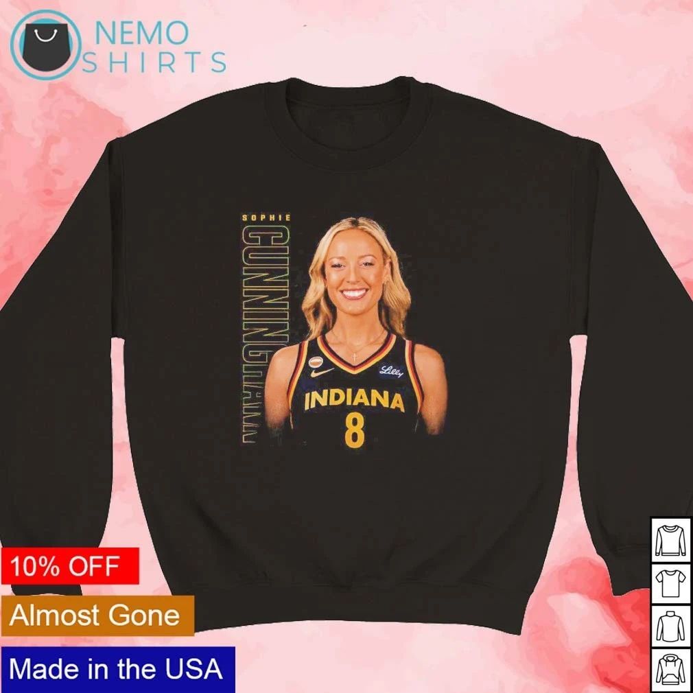 Sophie Cunningham Indiana Fever No 8 Graphic Graphic Shirt