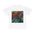 Unisex Adult T Shirt Psychedelic Neon Tropical Futuristic Nature Colorful Surf