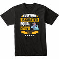 Everyone Is Created Equal But Then Some Learn To Surf Funny T-Shirt