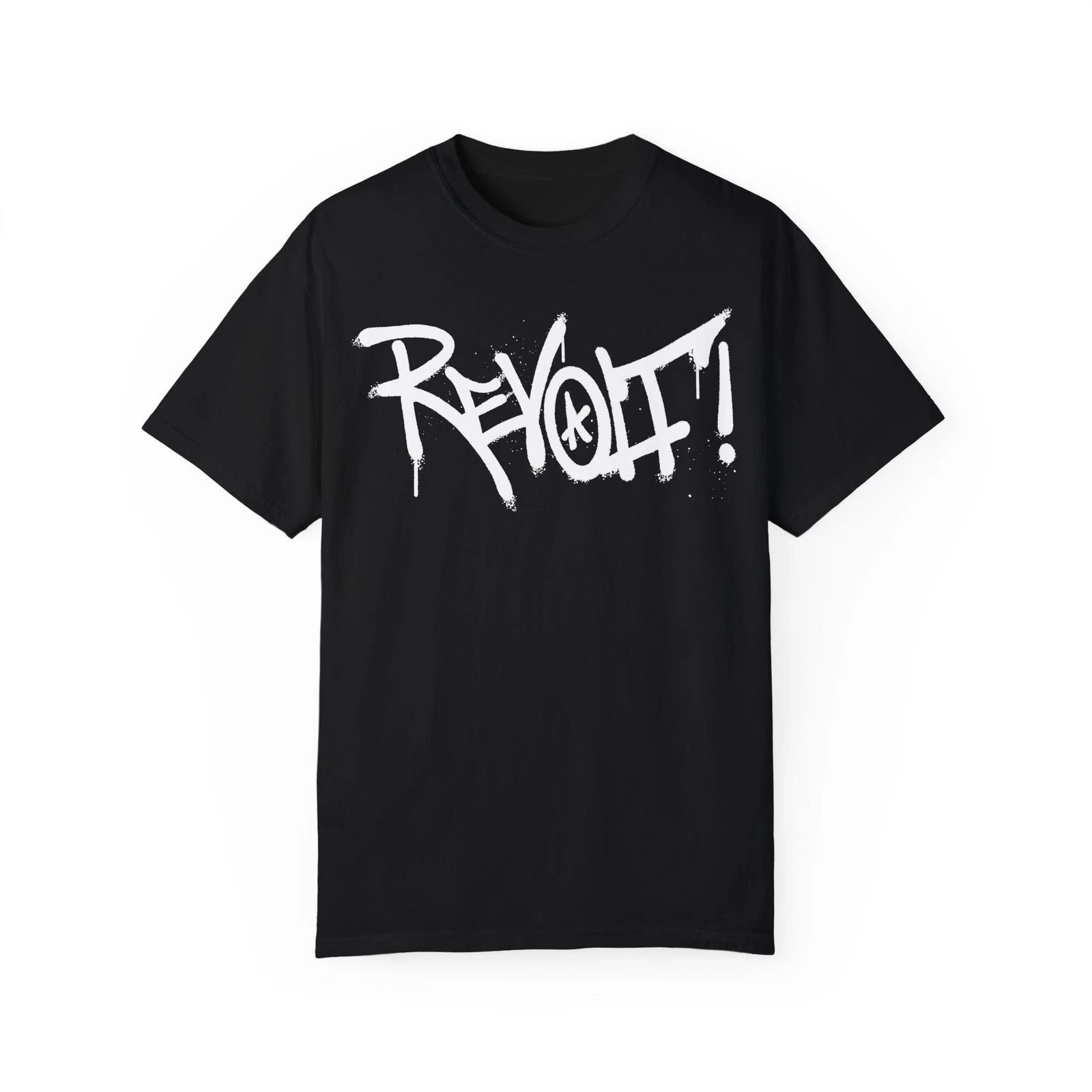 Revolt! Urban Graffiti Art Style Quote :: Unisex Garment-Dyed T-shirt