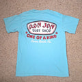 Ron Jon Surf Shop Mens T-Shirt Med Teal Graphic Print One of a Kind Cocoa Beach