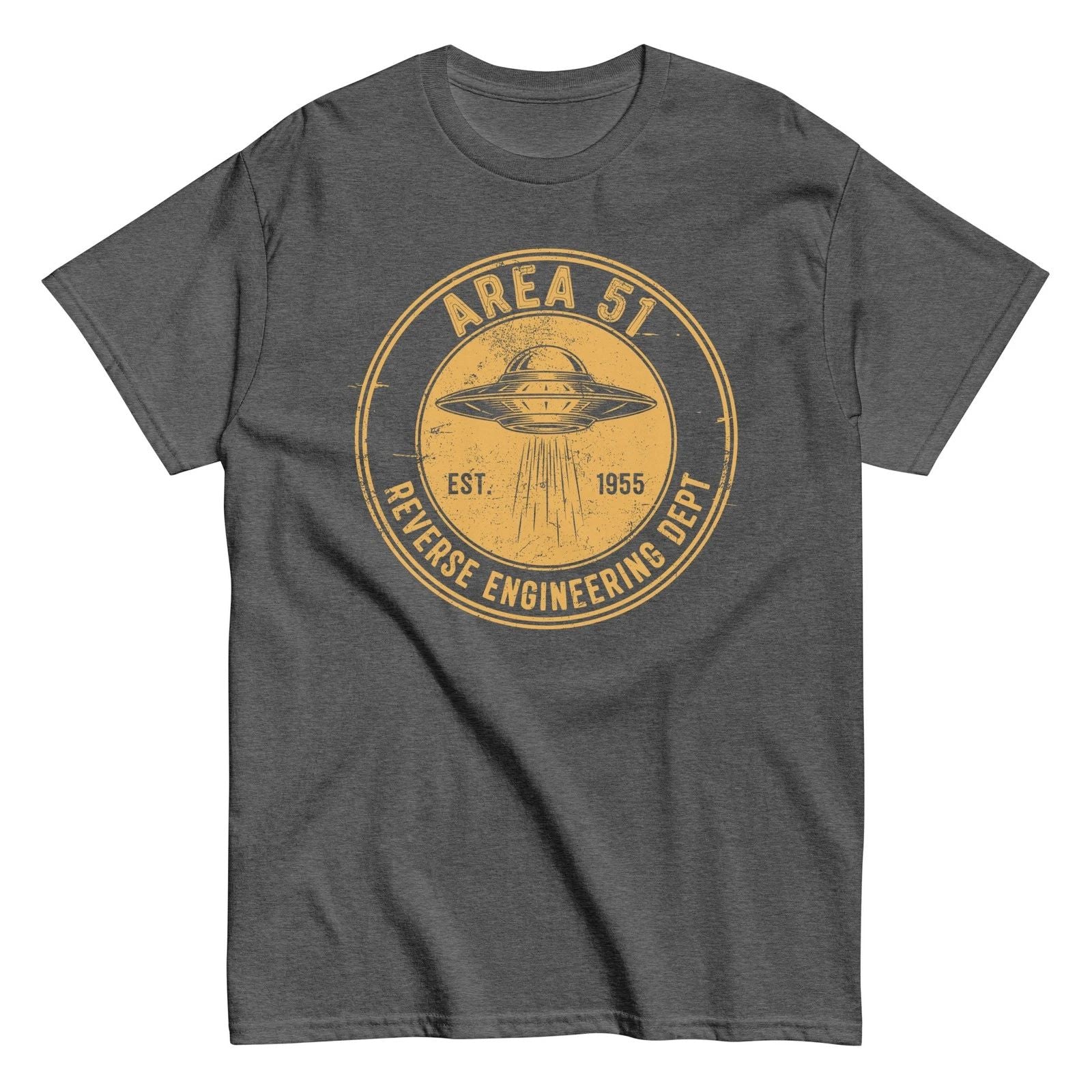 AREA 51 REVERSE ENGINEER Shirt scifi alien ufo uap conspiracy theory s-4 roswell
