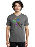 Magic-Wand-Jewels Mens Graphic Tee, 100% Cotton, Casual Summer Wear