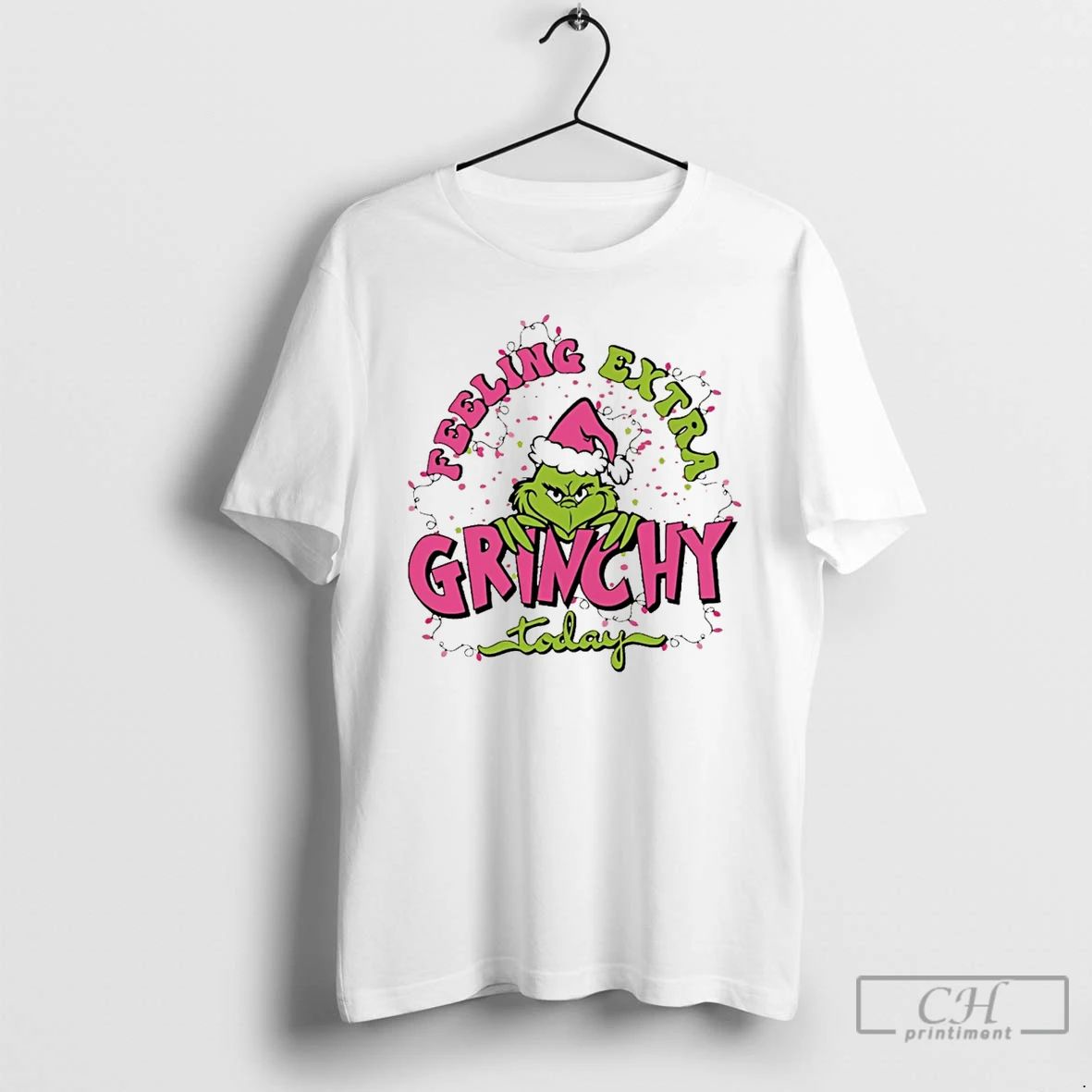 Classic Grinch Feeling Extra Grinchy Today Christmas White T Shirts