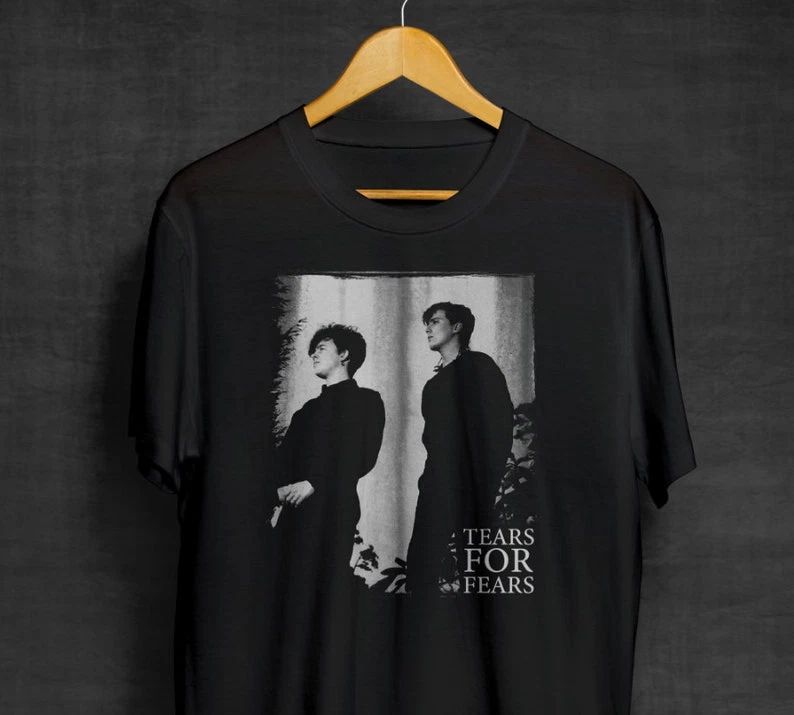 Tears For Fears Black T-Shirt | Band Shirts | Synthpop | New Wave | Pop Rock