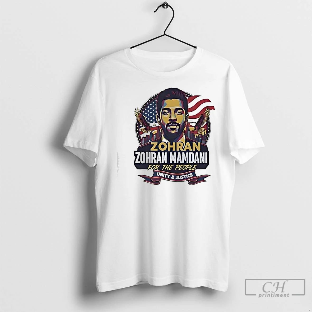 Premium Zohran Mamdani For The People Unity And Justice Usa Flag