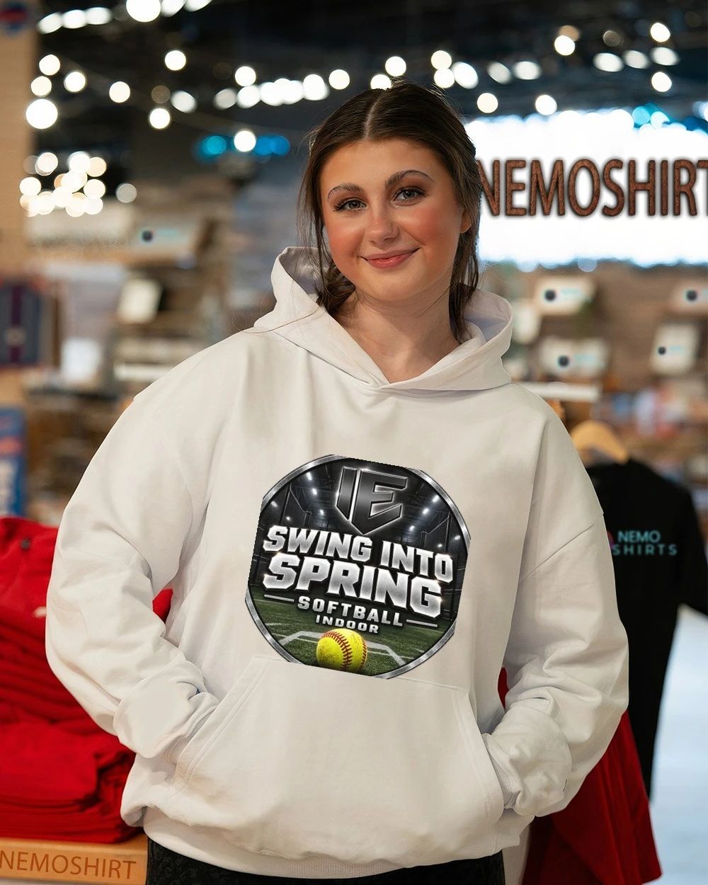 IE Swing Into Spring Softball shirt