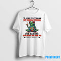 Frog Id Like To Thank My Middle Finger For Always Sticking Up For Me Tshirts