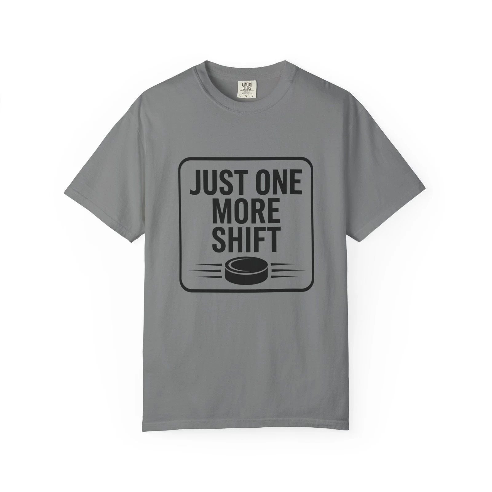 Funny Hockey Tee Just One More Shift Beer League Adult Tee Unisex Hockey