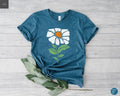 Boho Daisy Flower Botanical Comfort Tee Shirt Nature