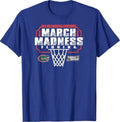 Florida Gators March Madness 2025 Basketball Blue T-Shirt