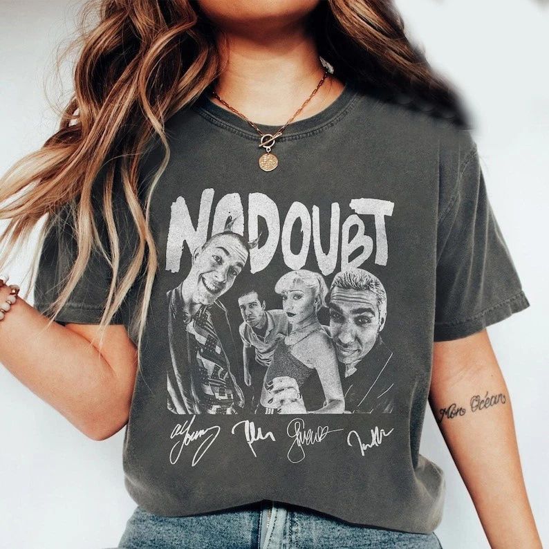 No Doubt Music Band Members Vintage T-Shirt