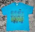 VTG Y2K Oakland Zoo Shirt Mens XL Blue Green Alligator Crocodile Graphic Tee