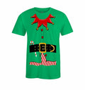 S4E Men's Elf Costume T-Shirt Funny Christmas Santa's Helper Shirts