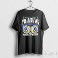 Classic La Dodgers 2025 Back To Back Rings Champions T Shirts