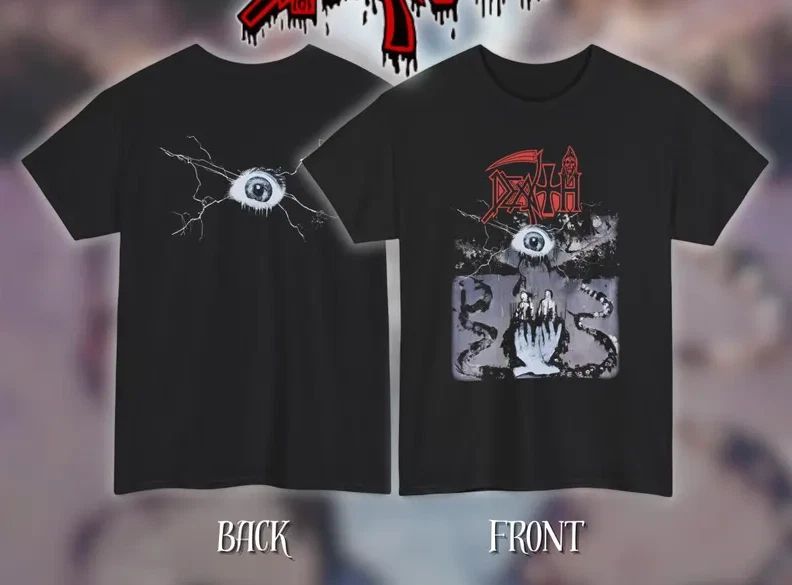 Death Vintage-Style Unisex Tee – Symbolic Legendary Album Collector’s Heavy