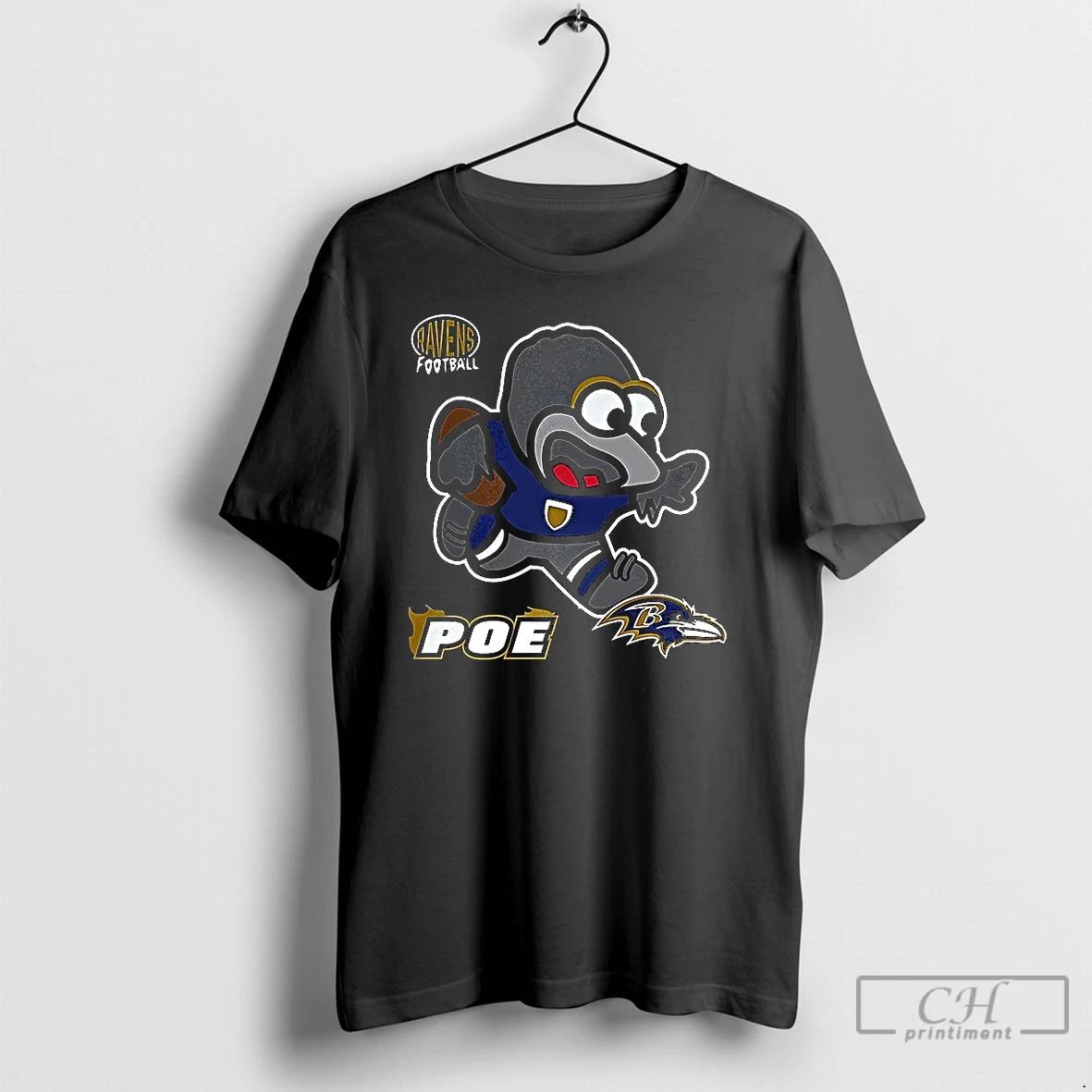 Classic Baltimore Ravens Football Poe Infant Mascot T Shirts