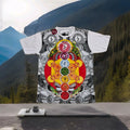 Mirror Brand T Shirt Aum OM Chakra Meditation  Beach Yoga PsyTrance Festival XXL