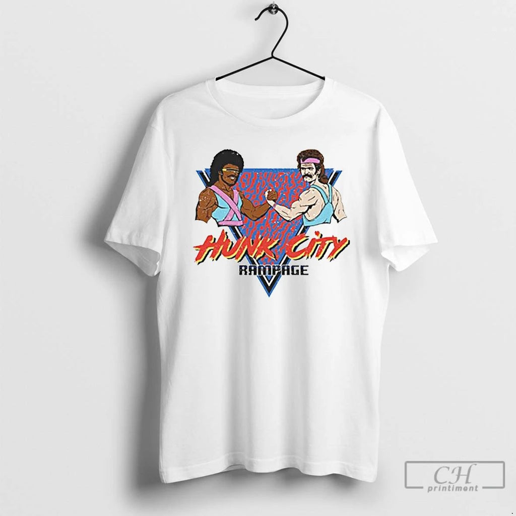 Classic Garett Garrison Hunk City Rampage Ornaments T Shirts