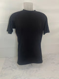 Beach Cruisin Short Sleeve Surfer T-Shirt Mens L Black Moisture Control Tee V