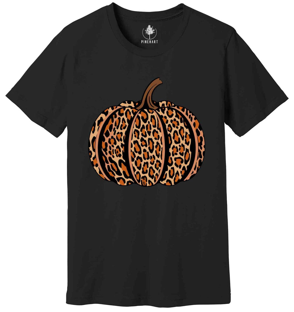 Leopard Pumpkin Shirt, Cute Leopard Pumpkin Tee, Thanksgiving Shirt